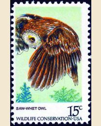 #1761 - 15¢ Saw-whet Owl