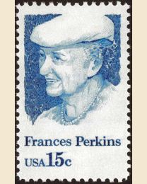 #1821 - 15¢ Frances Perkins