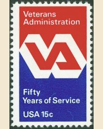 #1825 - 15¢ Veterans Administration