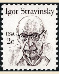 #1845 - 2¢ Igor Stravinsky