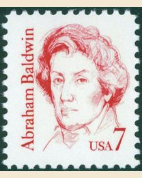 #1850 - 7¢ Abraham Baldwin