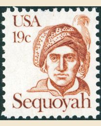 #1859 - 19¢ Sequoyah