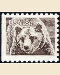 #1884 - 18¢ Brown Bear