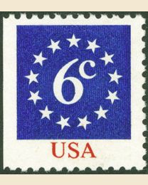 #1892 - 6¢ 13-Star Ring