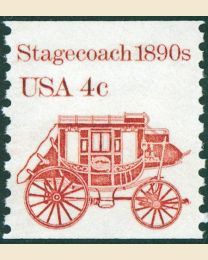 #1898A - 4¢ Stagecoach
