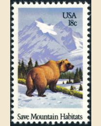 #1923 - 18¢ Grizzly