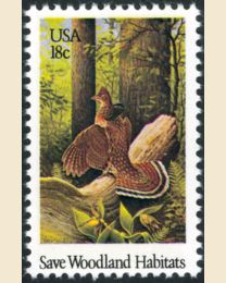 #1924 - 18¢ Ruffed Grouse