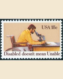 #1925 - 18¢ Disabled Persons
