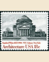 #1928 - 18¢ NYU Library