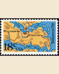 #1937 - 18¢ Yorktown