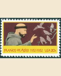 #2023 - 20¢ St. Francis of Assisi