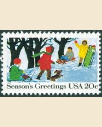 #2027 - 20¢ Sledding