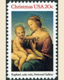 #2063 - 20¢ Madonna by Raphael