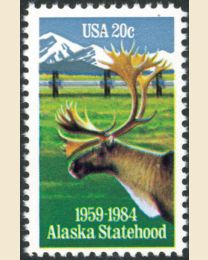 #2066 - 20¢ Alaska Statehood