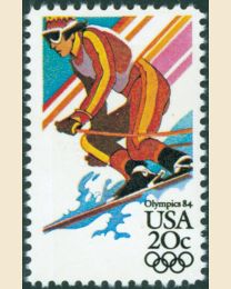 #2068 - 20¢ Alpine Skiing