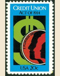 #2075 - 20¢ Credit Union