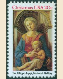 #2107 - 20¢ Madonna & Child by Lippi