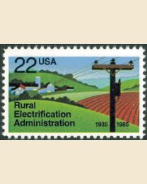 #2144 - 22¢ Rural Electricity