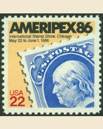 #2145 - 22¢ Ameripex '86