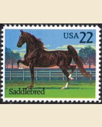 #2157 - 22¢ Saddlebred