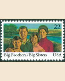 #2162 - 22¢ Big Brothers & Sisters