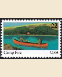 #2163 - 22¢ Camp Fire