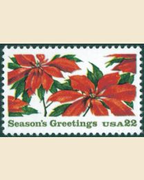 #2166 - 22¢ Poinsettia