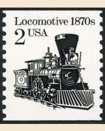 #2226 - 2¢ Locomotive redrawn