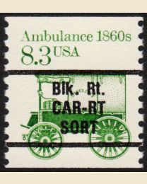 #2231 - 8.3¢ Ambulance Precancel