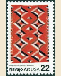 #2236 - 22¢ Navajo Art B