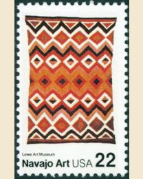 #2237 - 22¢ Navajo Art C