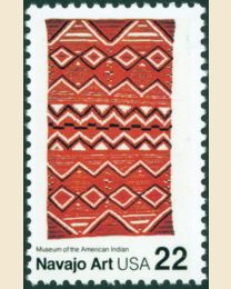 #2238 - 22¢ Navajo Art D