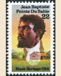 #2249 - 22¢ Jean Baptiste Pointe du Sable