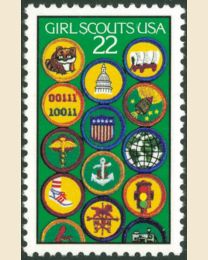 #2251 - 22¢ Girl Scouts