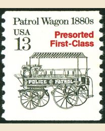 #2258 - 13¢ Police Wagon precancelled