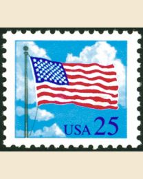 #2278 - 25¢ Flag & Clouds