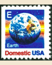#2282 - 'E' Earth (25¢)