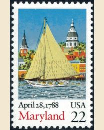 #2342 - 22¢ Maryland (1988)