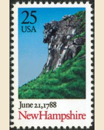 #2344 - 25¢ New Hampshire (1988)