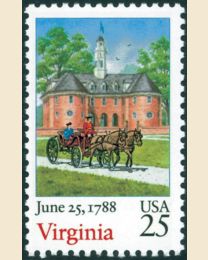 #2345 - 25¢ Virginia (1988)