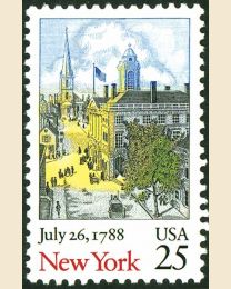 #2346 - 25¢ New York (1988)