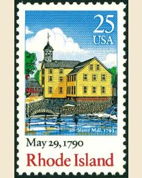 #2348 - 25¢ Rhode Island (1990)