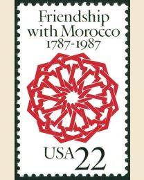 #2349 - 22¢ Morocco