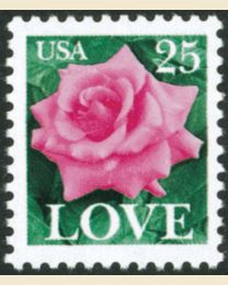 #2378 - 25¢ Love - Pink Rose