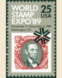 #2410 - 25¢ World Stamp Expo '89