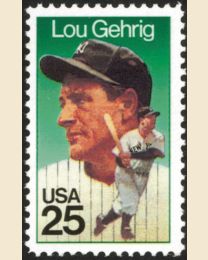 #2417 - 25¢ Lou Gehrig
