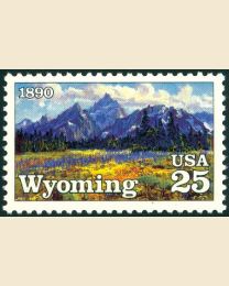 #2444 - 25¢ Wyoming Statehood