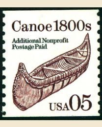 #2453 - 5¢  Canoe Brown