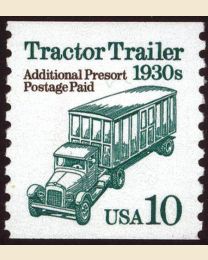 #2458 - 10¢ Tractor Trailer