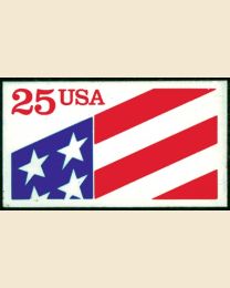 #2475 - 25¢ Flag Plastic Stamp